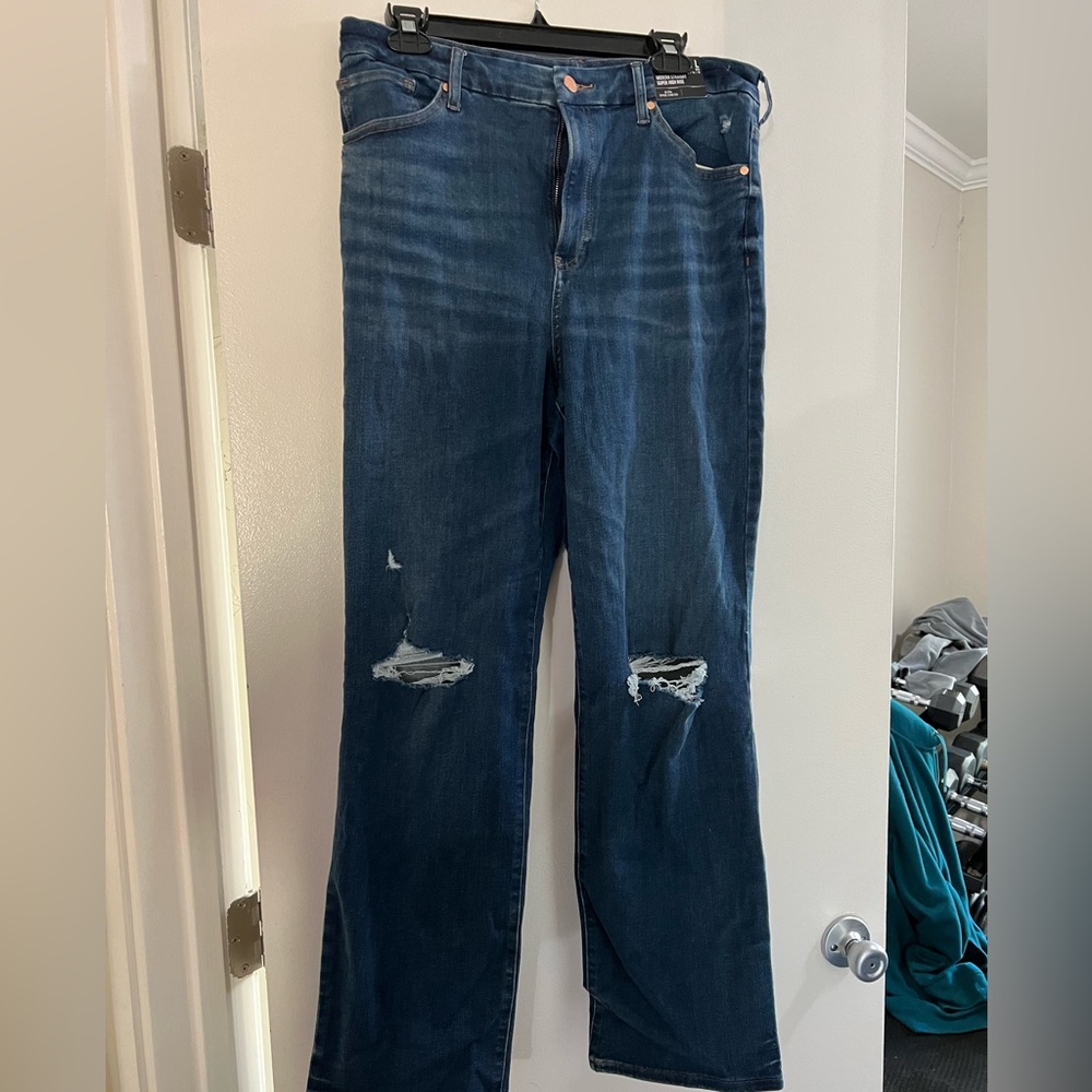 NWT Express Flex size large high rise straight